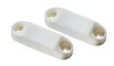 RV Designer L608 Magnetic Catch Set - White, Pack of 2